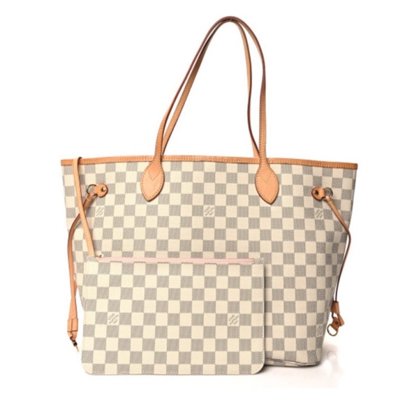 Louis Vuitton Handbags - Damier Azur Neo Neverfull MM Rose Ballerine